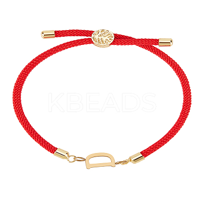 1Pc Adjustable Nylon Cord Slider Bracelets for Women BJEW-LP0001-32D-02-1