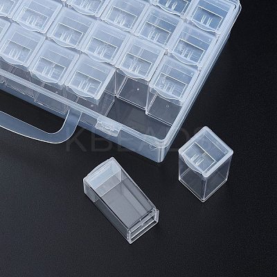 Plastic Bead Storage Containers CON-N012-08-1
