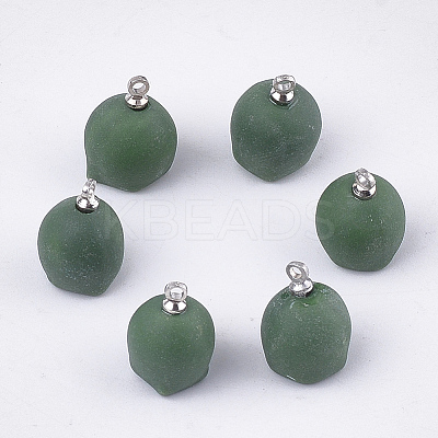 Handmade Porcelain Charms PORC-T002-126A-1
