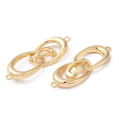 Brass Connector Charms KK-C028-22G-1