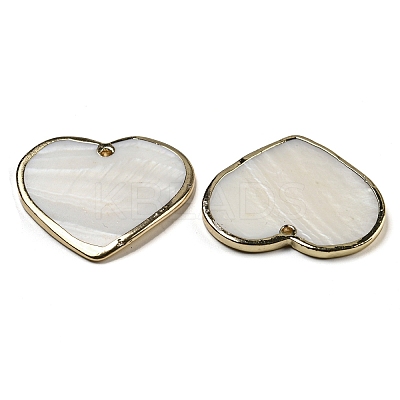 Natural Freshwater Shell Pendants BSHE-Z005-11-1