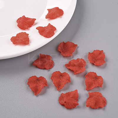 Autumn Theme Transparent Frosted Acrylic Pendants LS-X-PAF002Y-12-1