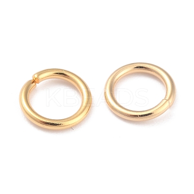 Rack Plating Brass Open Jump Rings X-KK-O139-18P-G-1