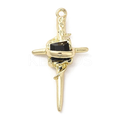 Alloy Rhinestone Pendants LS-PALLOY-P294-02G-03-1