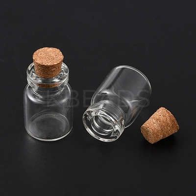 20Pcs Mini Cute Small Glass Jar Glass Bottles AJEW-YW0001-07-1