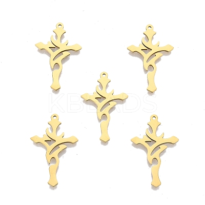 Ion Plating(IP) 201 Stainless Steel Pendants LS-STAS-N098-097LG-1