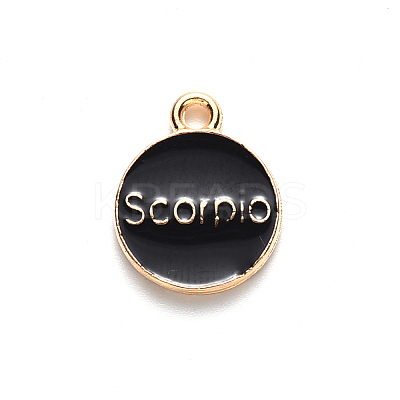 Alloy Enamel Pendants LS-ENAM-S124-01A-08L-1