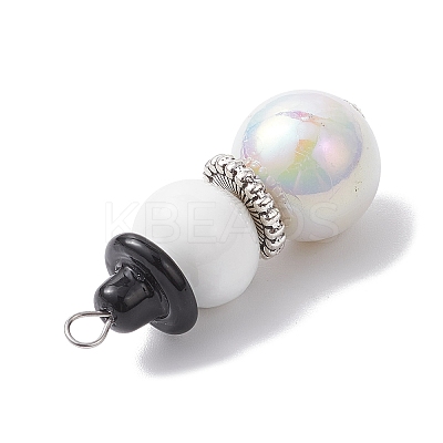 Handmade Lampwork Pendants PALLOY-JF04350-02-1