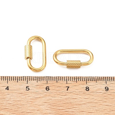 304 Stainless Steel Locking Carabiner STAS-C092-04D-G-1