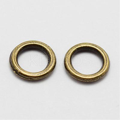 Alloy Closed Jump Rings PALLOY-P119-04AB-1