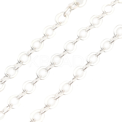 Rack Plating Brass Cable Chains CHC-M001-03S-1