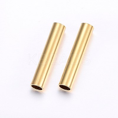 304 Stainless Steel Tube Beads STAS-O098-07G-02-1