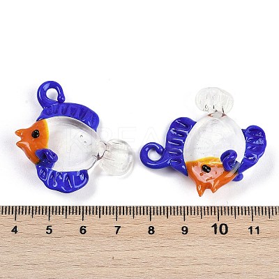 Handmade Lampwork Pendants LAMP-I029-13C-1