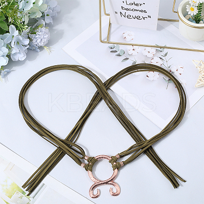 Polyester Chain Belts for Women Ladies Dress AJEW-WH20018-51E-1