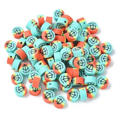 Handmade Polymer Clay Beads CLAY-CJC0001-02-1