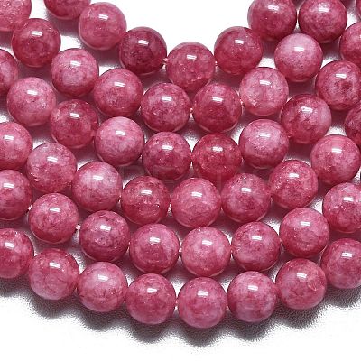 Natural Malaysia Jade Beads Strands G-L645-A01-6mm-23-1