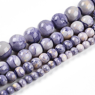 Baking Paint Glass Beads X1-DGLA-N003-4mm-C08-1