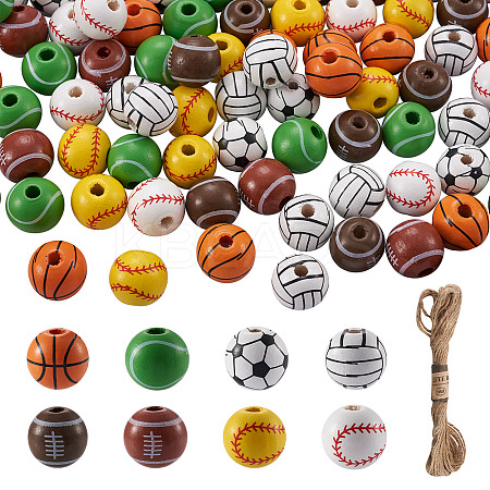 Sport Theme Beaded Party Decoration Making Kit DIY-KS0001-27-1