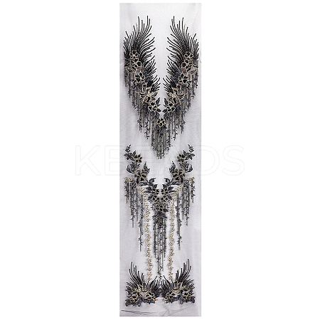 Polyester Embroidery Sew on Appliques DIY-WH0656-37A-1