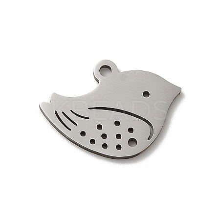 Non-Tarnish 201 Stainless Steel Pendants LS-STAS-E206-04P-06-1