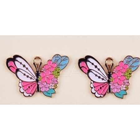 Alloy Enamel Pendants PW-WG21F84-06-1
