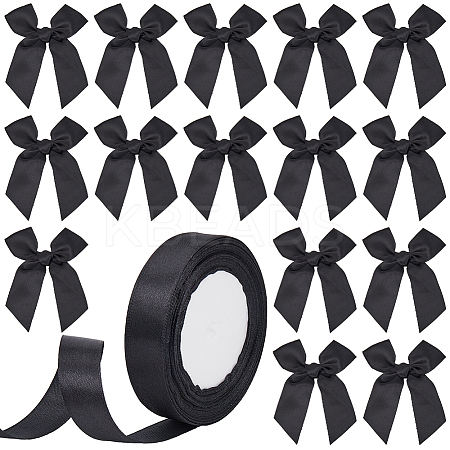 Polyester Packaging Ribbon Bowknots FIND-GF0007-21-1