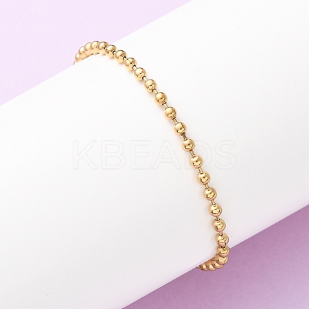 304 Stainless Steel Ball Chain Bracelets LS-BJEW-C134-01C-G-1