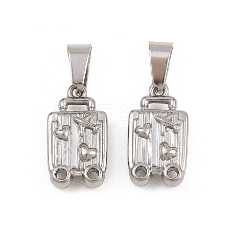 304 Stainless Steel Pendants STAS-B167-17B-P-1
