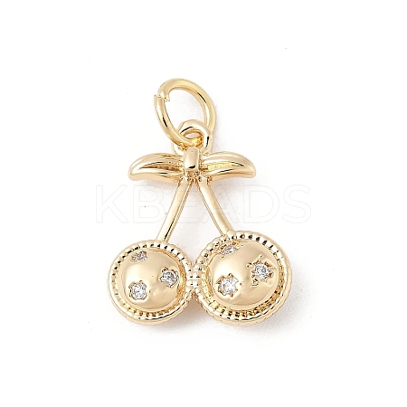 Brass Micro Pave Cubic Zirconia Pendants LS-KK-Z107-13G-1