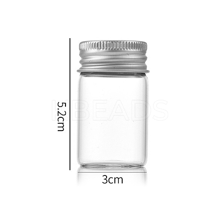 Clear Glass Bottles Bead Containers LS-CON-WH0085-75C-01-1