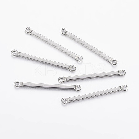 Tarnish Resistant 304 Stainless Steel Bar Links connectors STAS-I071-10P-1
