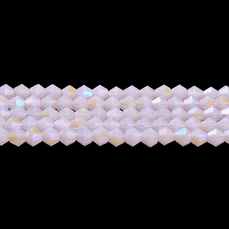 Imitation Jade Electroplate Glass Beads Strands LS-EGLA-A039-J4mm-L02-1