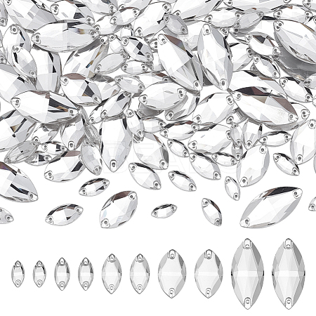 120Pcs 5 Styles Sew on Rhinestone DIY-FG0008-40A-1