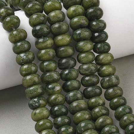 Dyed Natural Chinese Jade Southern Jade Beads Strands GG-CBA9281-A06-6x10mm-1