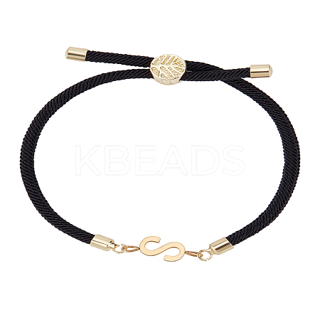 1Pc Adjustable Nylon Cord Slider Bracelets for Women BJEW-LP0001-32S-01-1