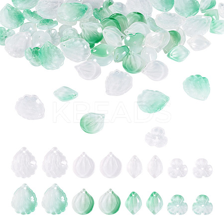 8 Styles Lampwork Pendants GLAA-TA0002-75-1