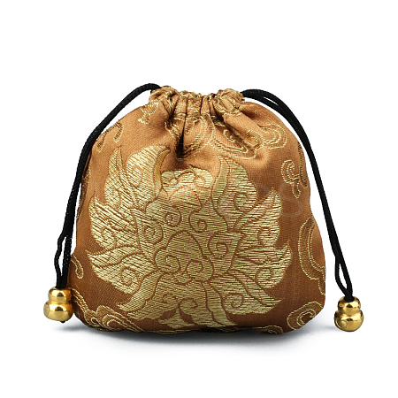 Chinese Style Stain Brocade Jewelry Packing Pouches PAAG-PW0001-161I-1-1