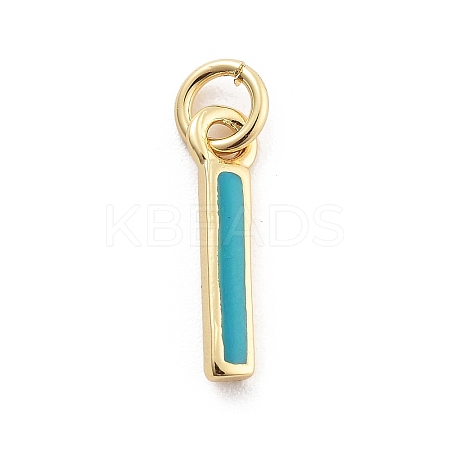 Rack Plating Brass Pendants KK-C065-03I-G-1