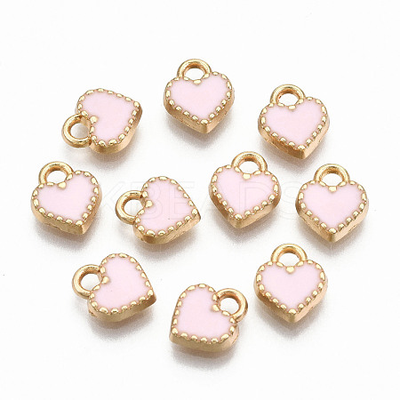 Alloy Enamel Charms X-ENAM-S126-015B-RS-1