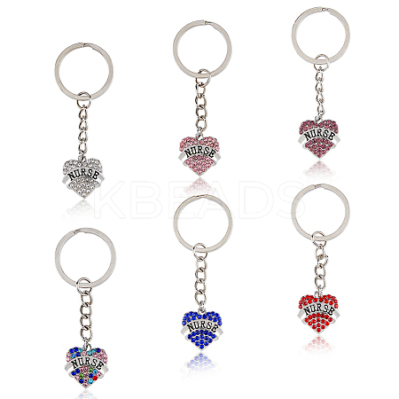 6Pcs Nurse Theme Keychain KEYC-PH01457-1