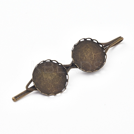Iron Hair Bobby Pin Findings IFIN-WH0051-93A-1