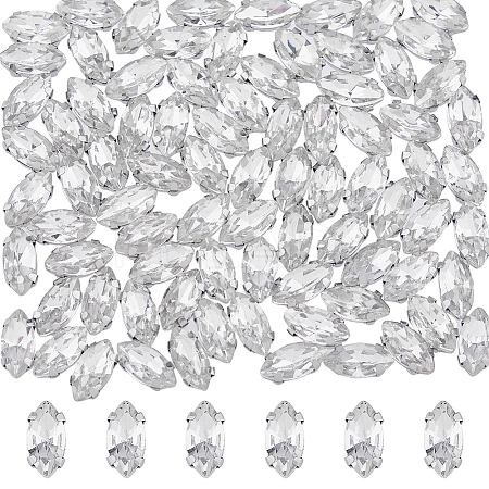 200Pcs Horse Eye Sew on Rhinestone RGLA-DC0001-07A-1