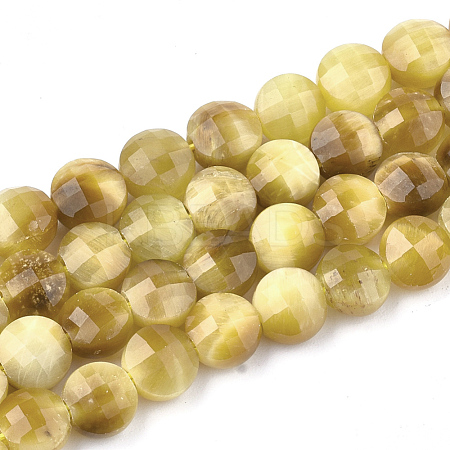 Natural Gold Tiger Eye Beads Strands G-T108-10-1