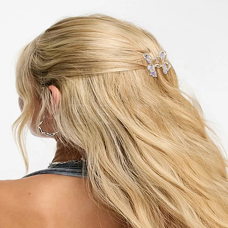2Pcs Zinc Alloy Claw Hair Clips OHAR-LP0002-13C-1