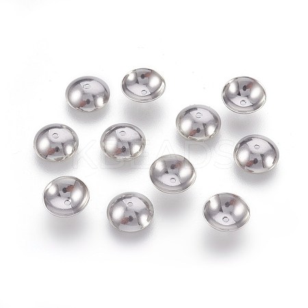 Non-Tarnish 201 Stainless Steel Bead Caps LS-X-STAS-F188-16P-1