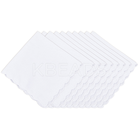 Cotton Linen Handkerchiefs for Women AJEW-WH20097-048-1