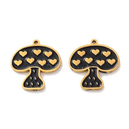 Ion Plating(IP) 304 Stainless Steel Enamel Charms STAS-M102-40G-1