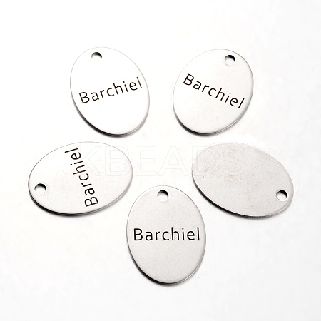Non-Tarnish Spray Painted 201 Stainless Steel Pendants LS-STAS-I048-E07-1