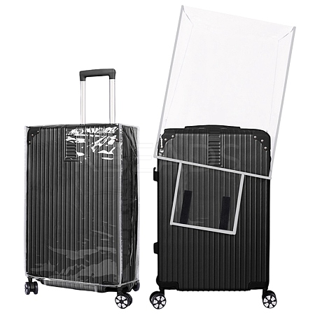 Transparent PVC Luggage Cover AJEW-WH20080-52O-1
