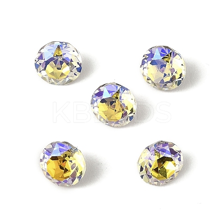 Glass Rhinestone Cabochons GLAA-A018-6mm-0001PS-1